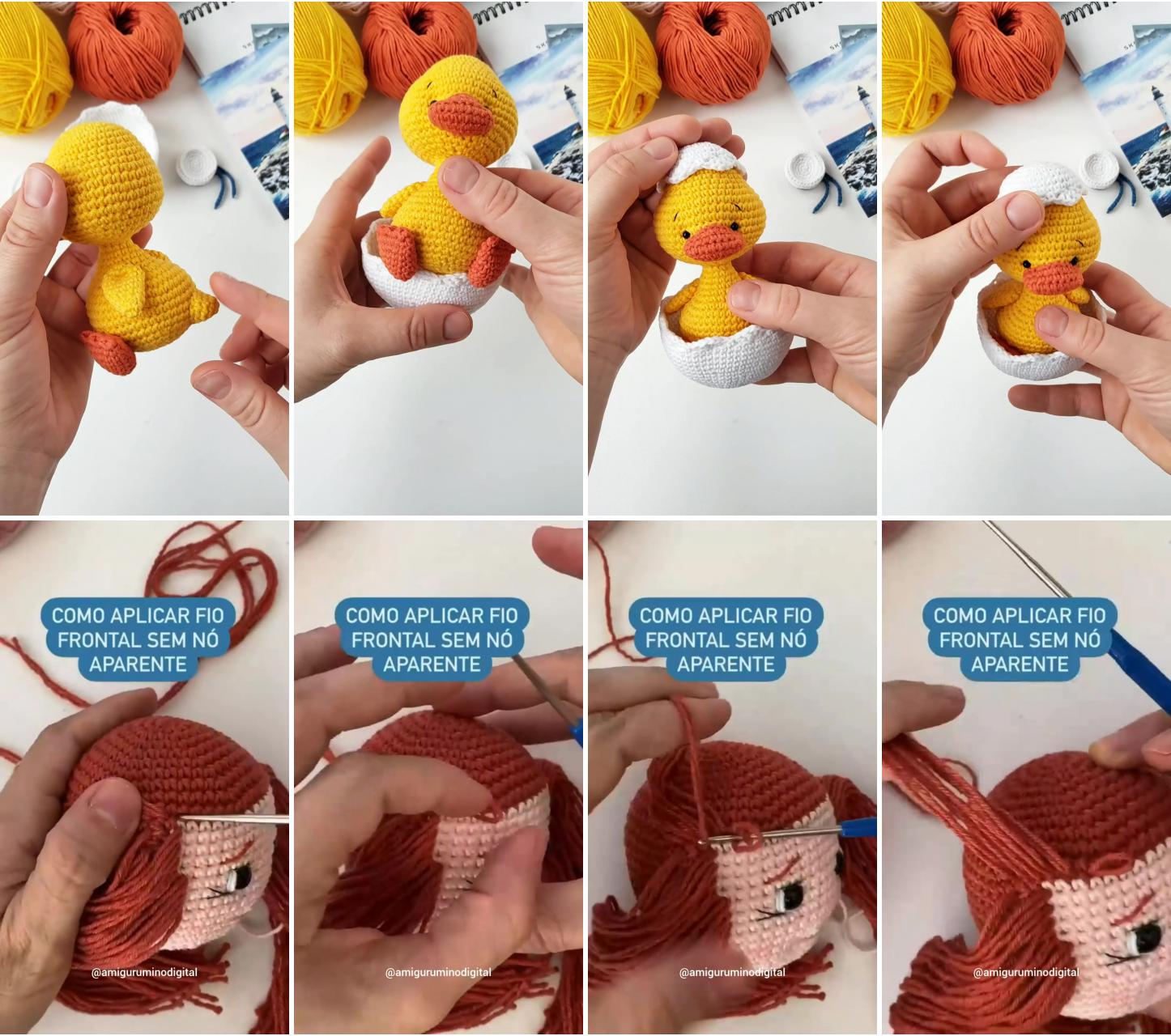 Cute crochet duck toy pattern, easter duckling amigurumi tutorial; inspire-se. , do you want to make a lot of profit with amigurumi in 2023click twice on this caption and find out more