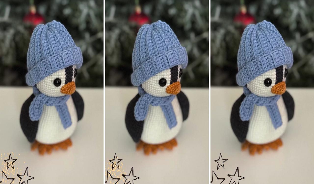 Crochet patterns penguin amigurumi, knitted toys, penguin amigirumi, handmade gift crocheted animals; diy crochet toys